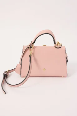 Peta + Jain Hedi Crossbody Pink Crinkle/Gold