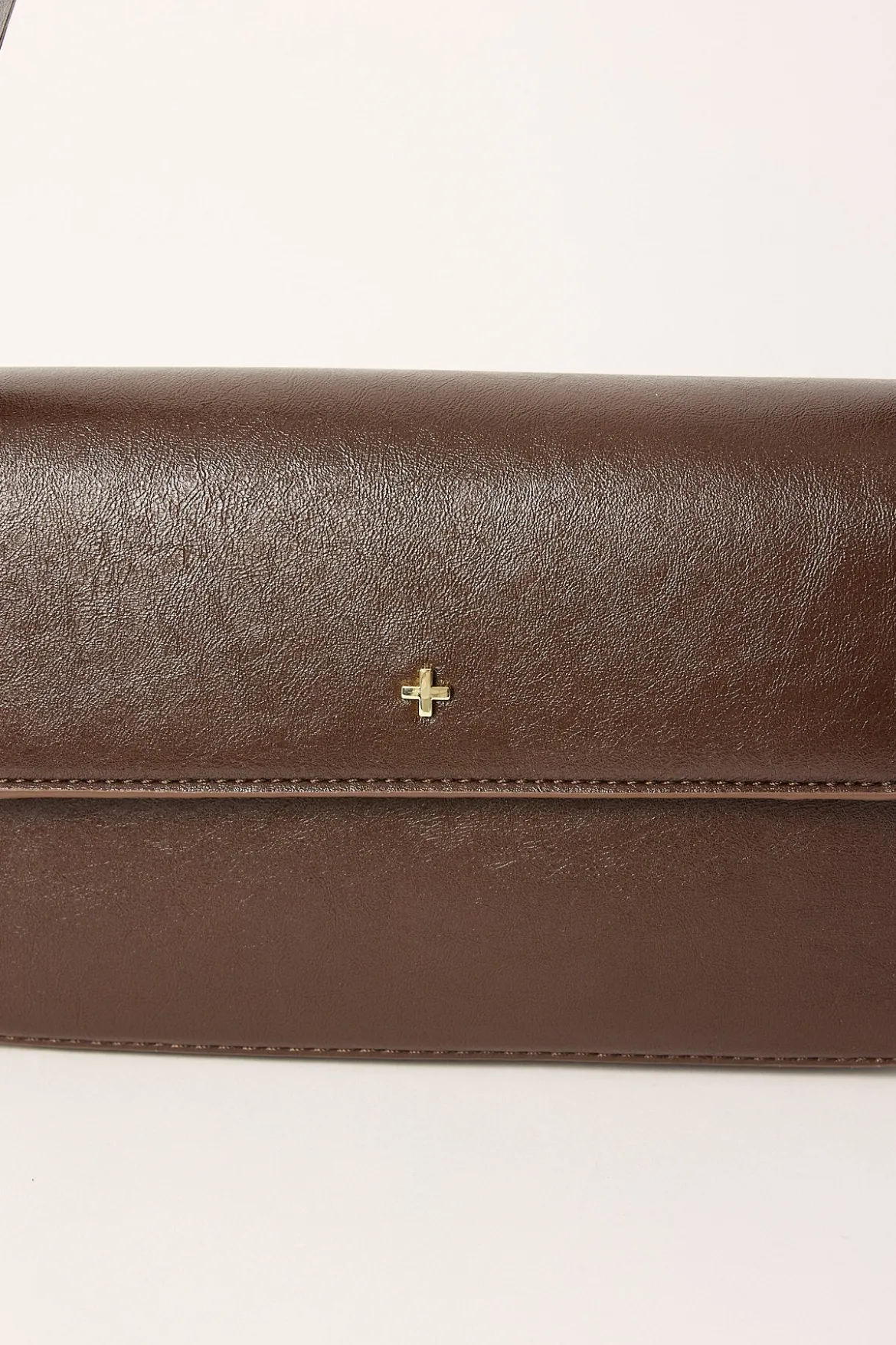Peta + Jain Jocelyn Chocolate Crinkle PU/Gold