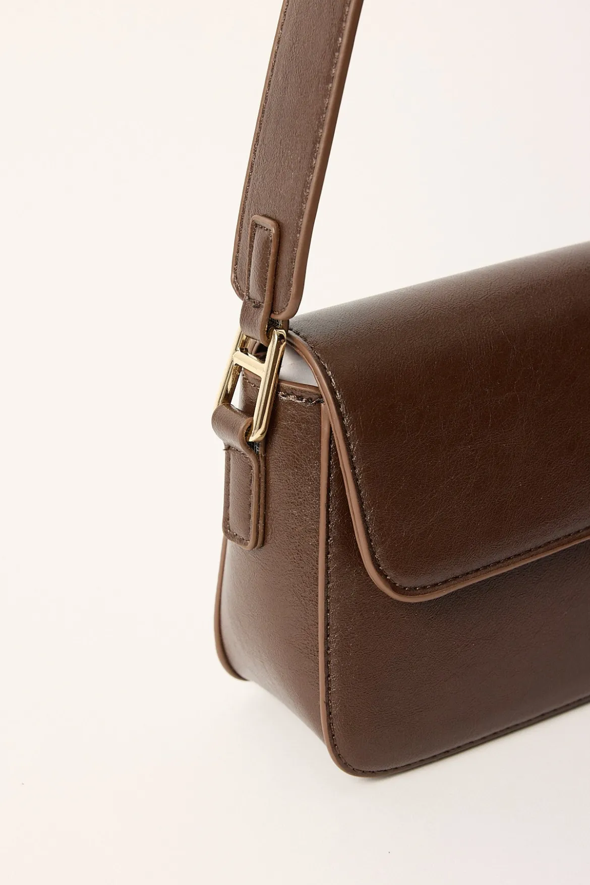 Peta + Jain Jocelyn Chocolate Crinkle PU/Gold