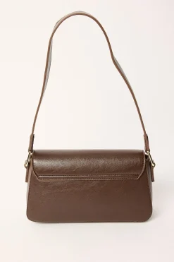 Peta + Jain Jocelyn Chocolate Crinkle PU/Gold