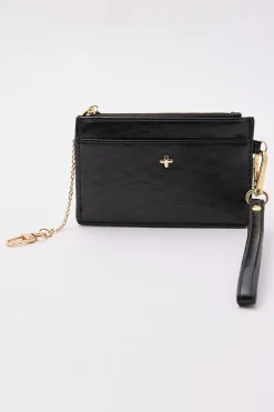 Peta + Jain Kiera Black Crinkle Gold