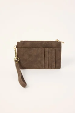 Peta + Jain Kiera Chocolate Suede PU/Gold