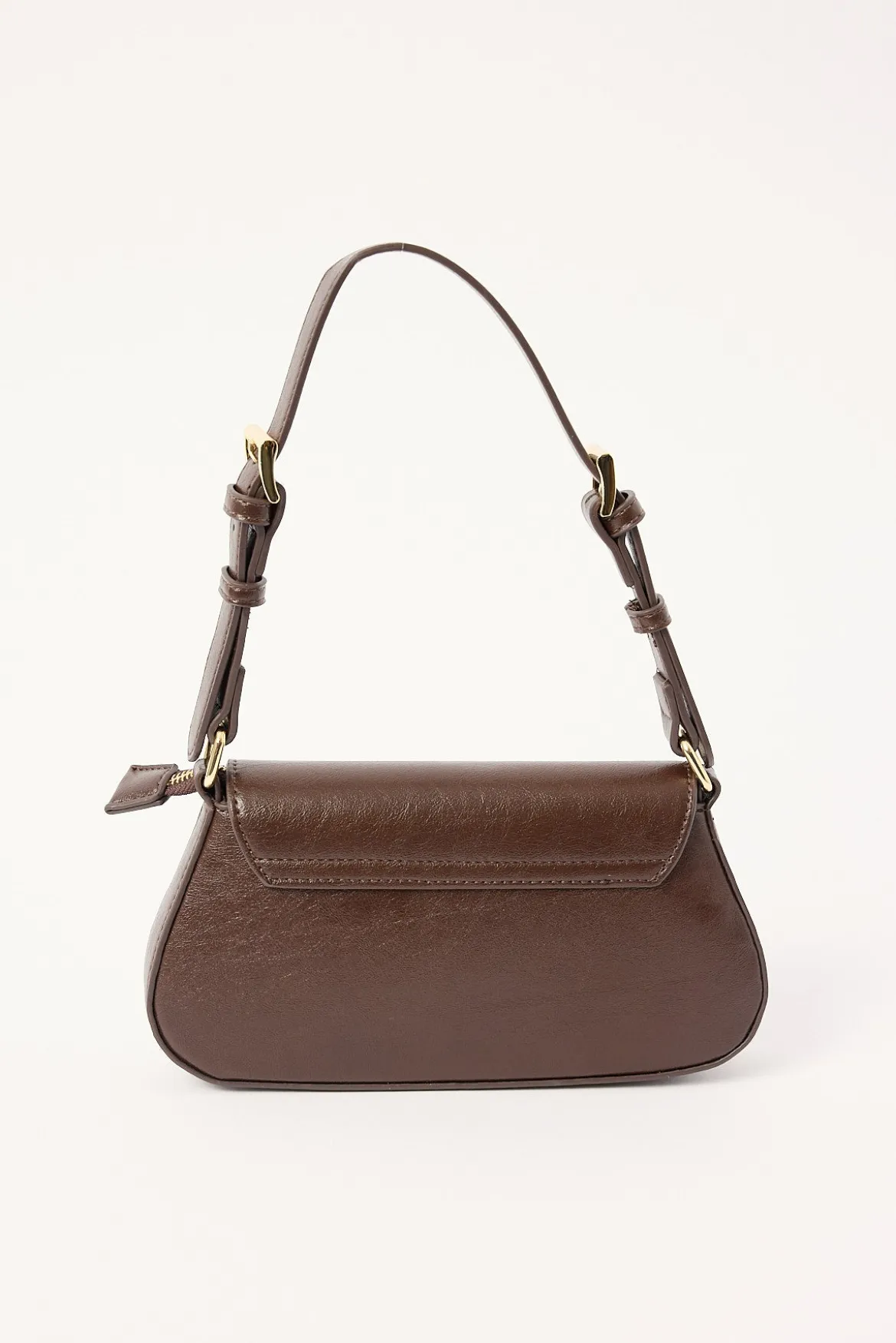 Peta + Jain Nikki Shoulder Bag Choc Crinkle