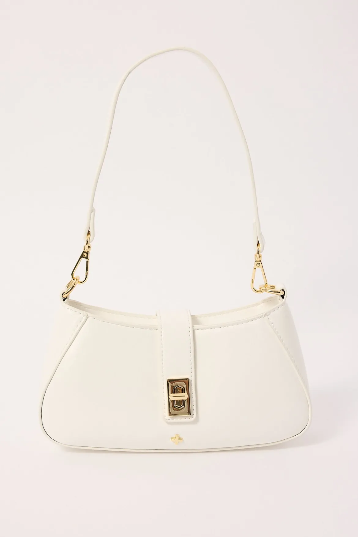 Peta + Jain Ripley Shoulder Bag White PU/Gold