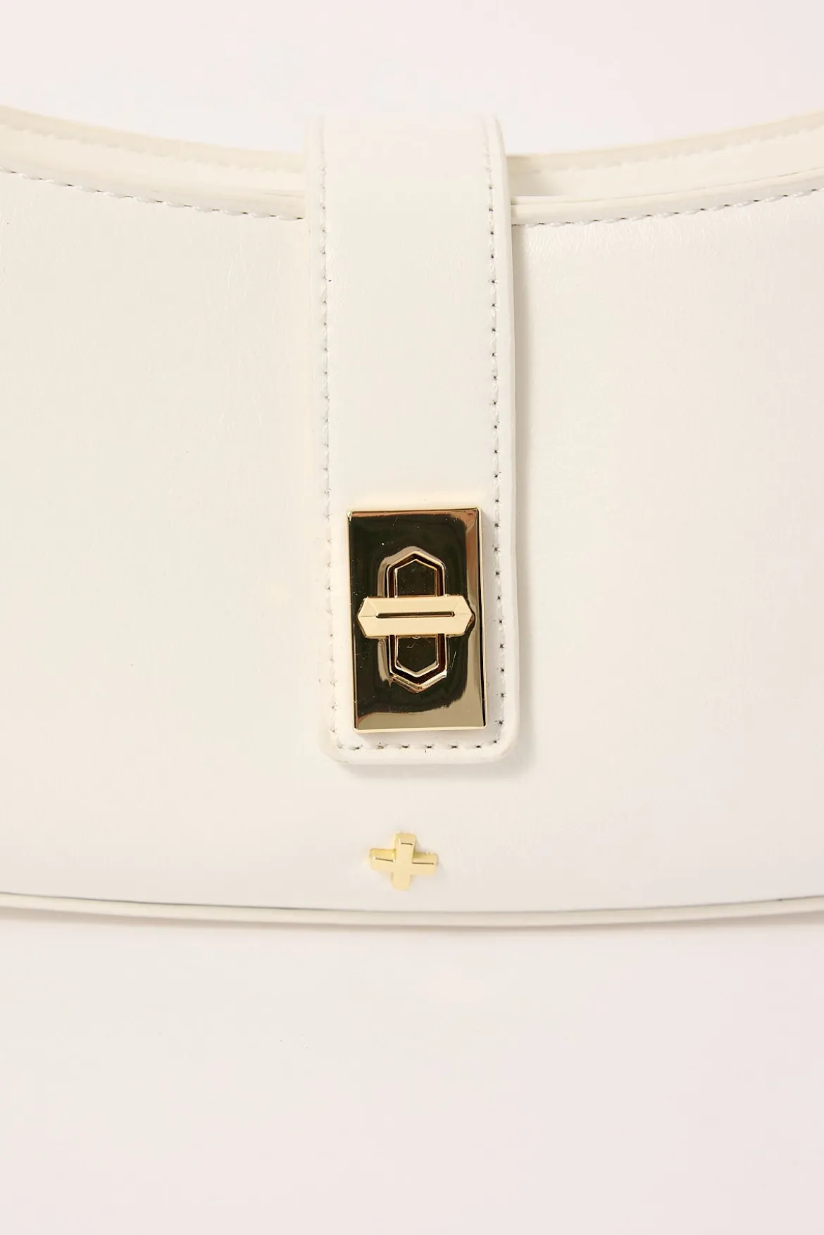 Peta + Jain Ripley Shoulder Bag White PU/Gold