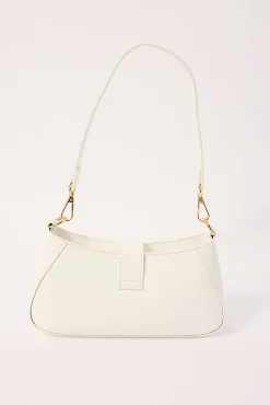 Peta + Jain Ripley Shoulder Bag White PU/Gold