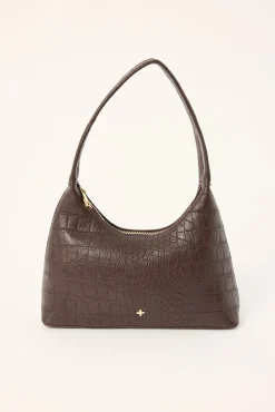Peta + Jain Sweetie Chocolate Croc PU/Gold
