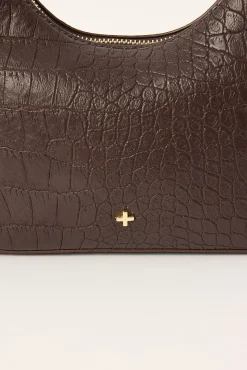 Peta + Jain Sweetie Chocolate Croc PU/Gold
