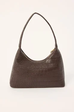 Peta + Jain Sweetie Chocolate Croc PU/Gold