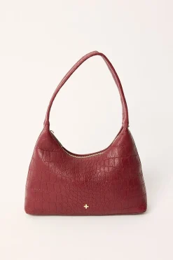 Peta + Jain Sweetie Shoulder Bag Cherry Croc