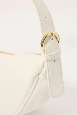 Peta + Jain Tatum Shoulder Bag White Pebble/Gold