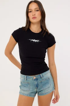 Phantom Baby Tee Black