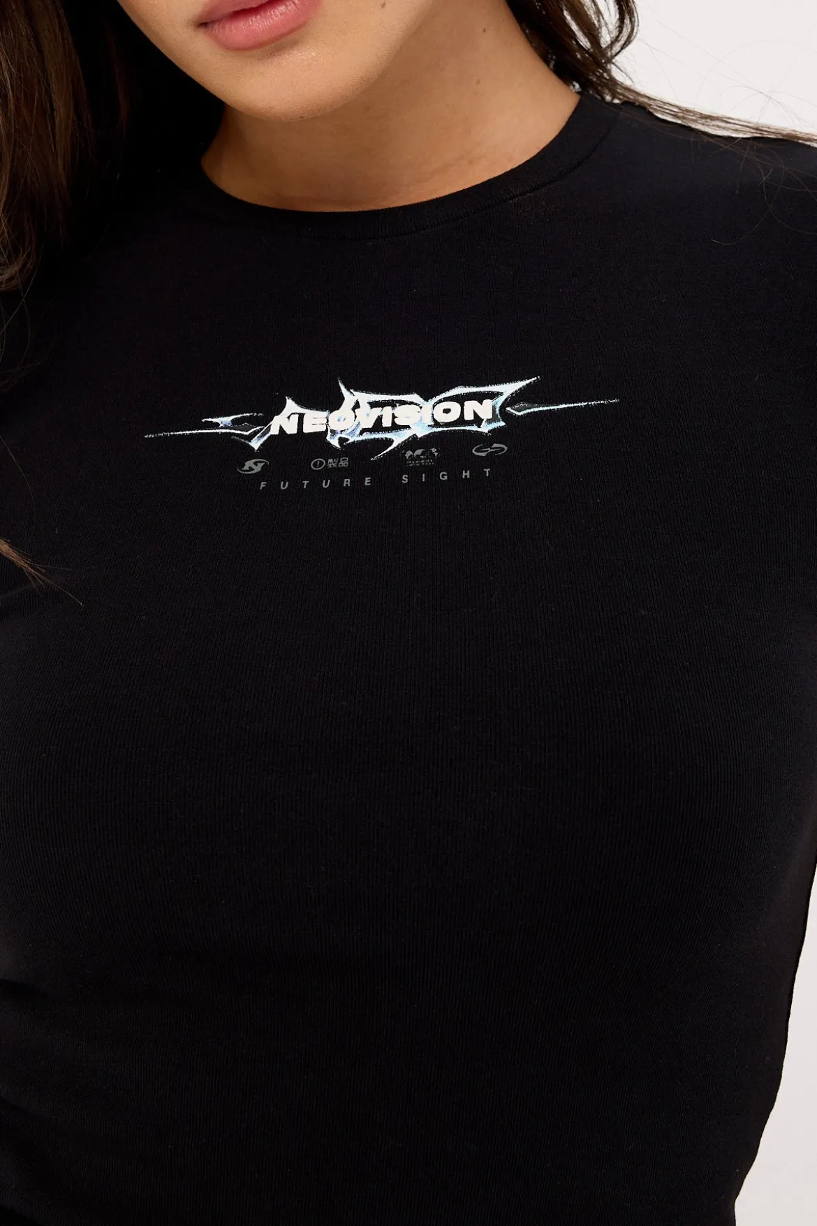 Phantom Baby Tee Black