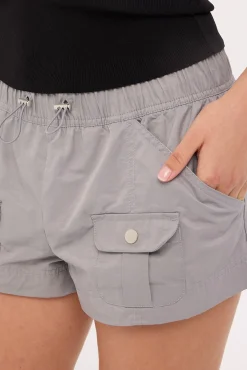 Phase Parachute Short Grey