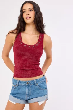 Pheonix Low Rise Denim Mini Short Middy Blue
