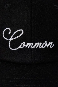 Pierce Wool Mid Profile Cap Black