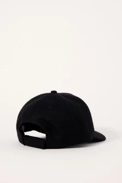 Pierce Wool Mid Profile Cap Black