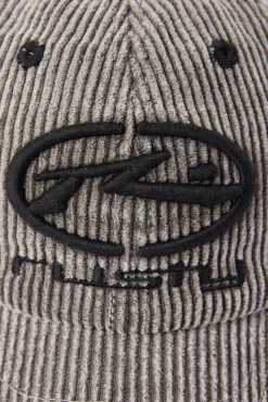 Placid Cord 6 Panel Black
