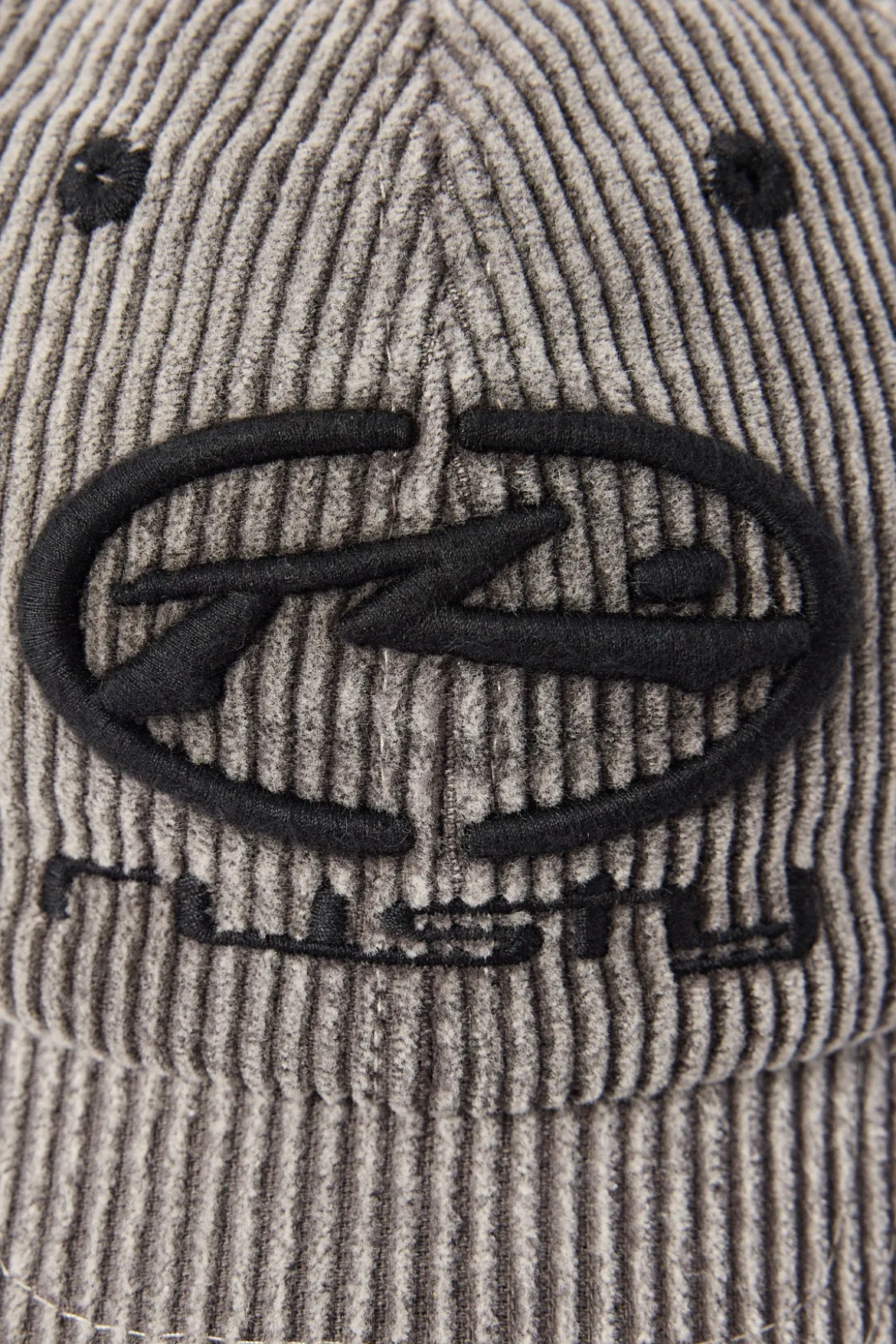Placid Cord 6 Panel Black