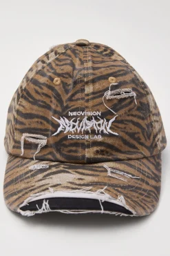 Platinum Dad Cap Tiger Print