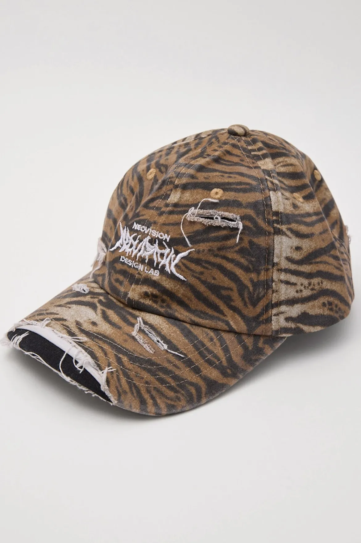 Platinum Dad Cap Tiger Print