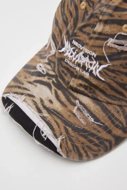 Platinum Dad Cap Tiger Print
