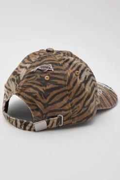 Platinum Dad Cap Tiger Print