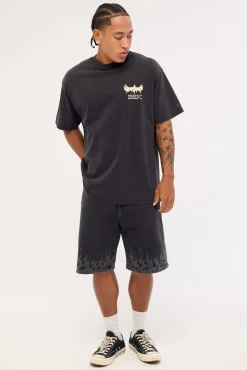 Playa Big Dawg Jean Short Used Black
