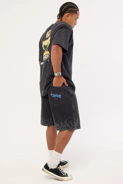 Playa Big Dawg Jean Short Used Black