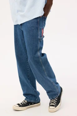 Playtime Carpenter Jean Worn Blue Rise