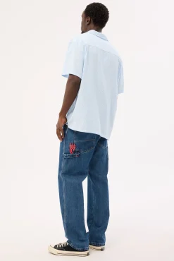 Playtime Carpenter Jean Worn Blue Rise