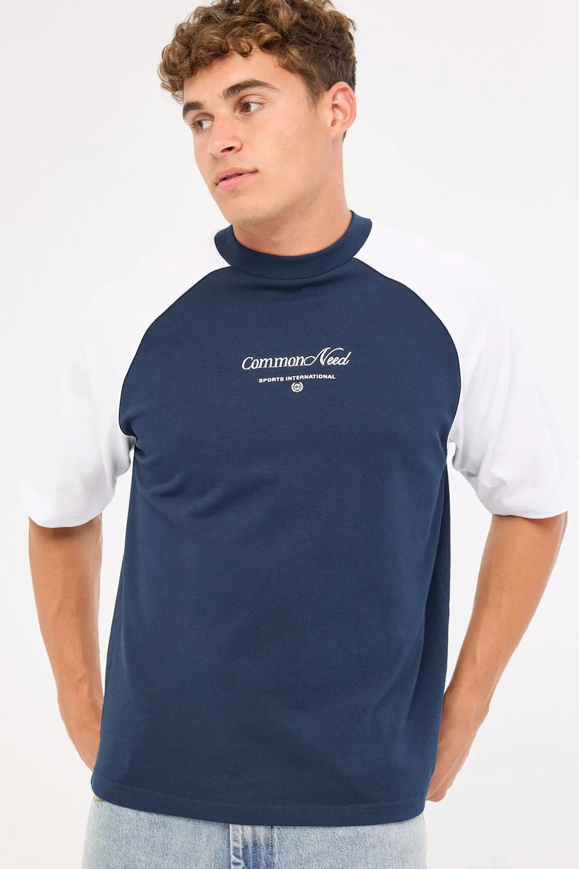Pledge Raglan Heavyweight Easy Tee Navy
