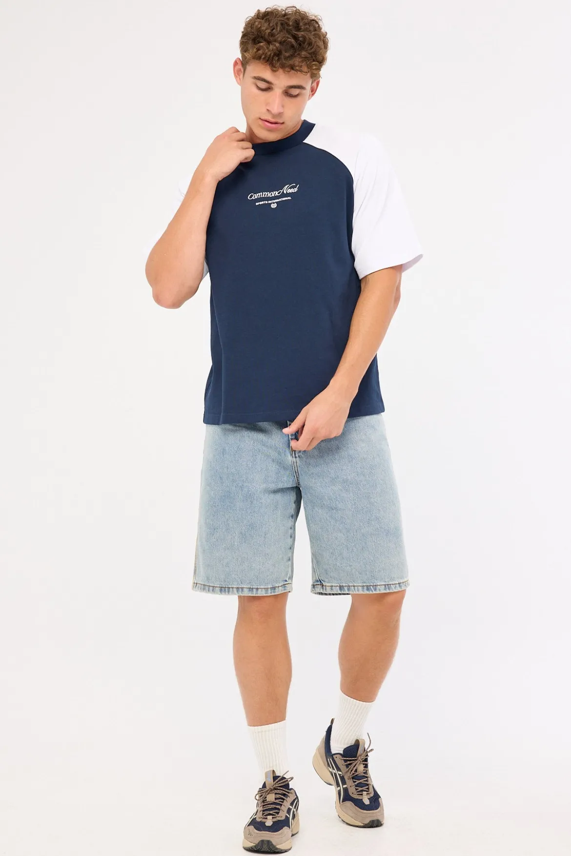 Pledge Raglan Heavyweight Easy Tee Navy