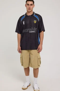 Podium Cord Cargo Short Faded Khaki