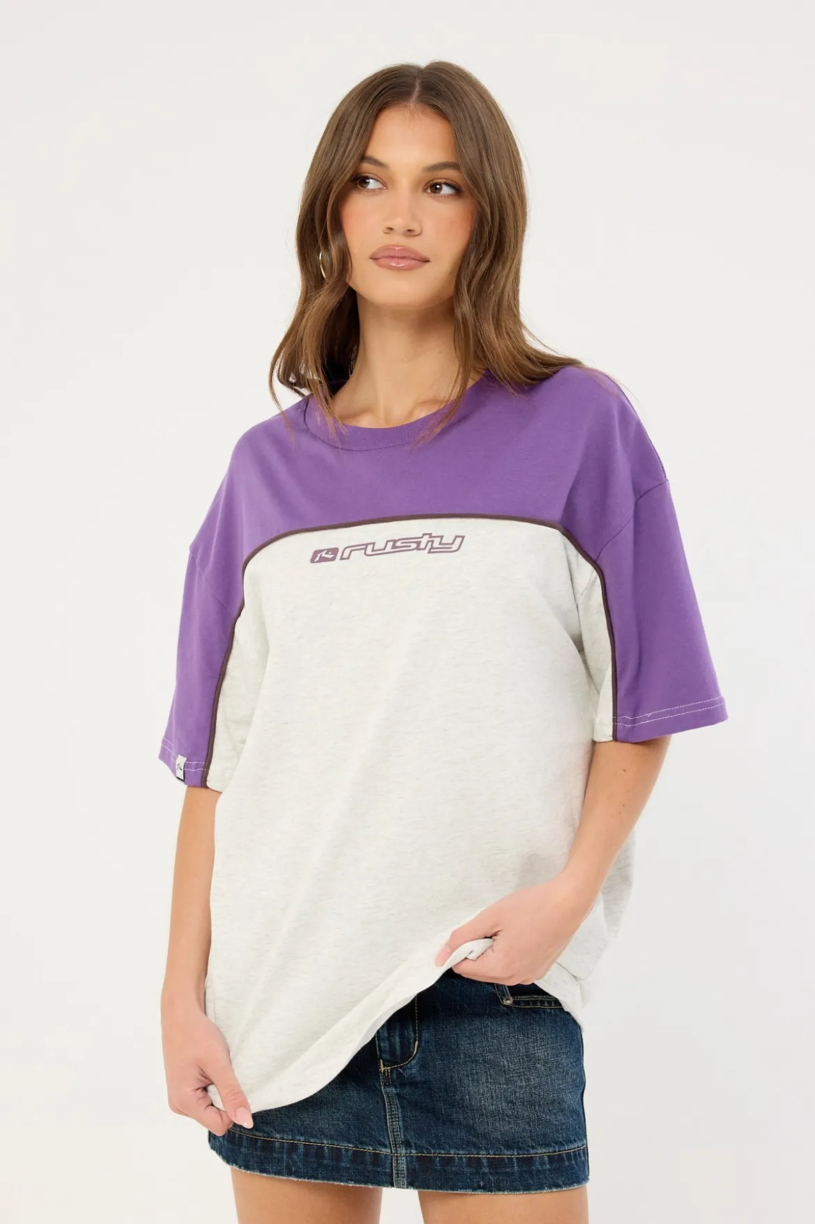 Polar Ops Oversize Short Sleeve Tee Ice Marle