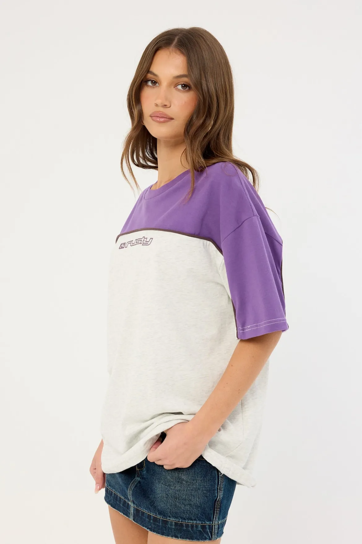 Polar Ops Oversize Short Sleeve Tee Ice Marle