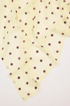 Polka Dot Scarf Butter Polka