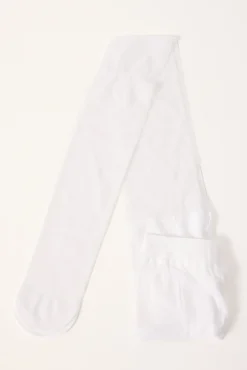 Polka Dot Stocking White