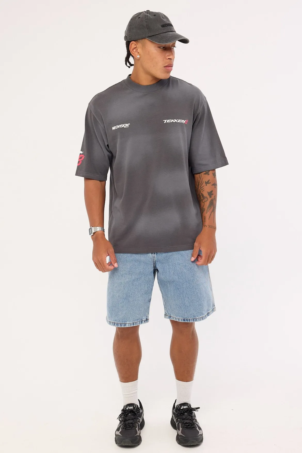 Poster Street Super Heavy Tee Sunfade Ash Black