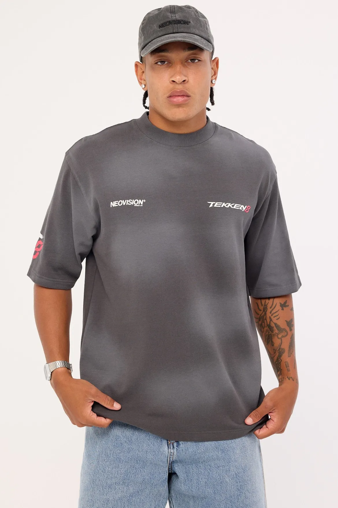 Poster Street Super Heavy Tee Sunfade Ash Black