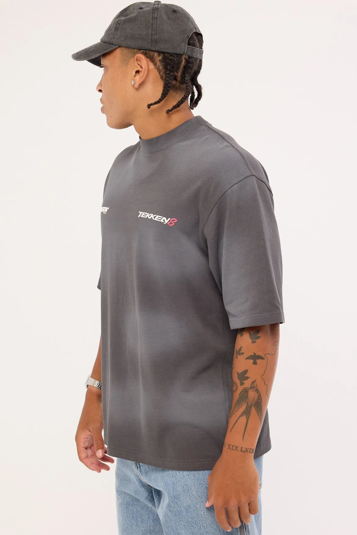 Poster Street Super Heavy Tee Sunfade Ash Black