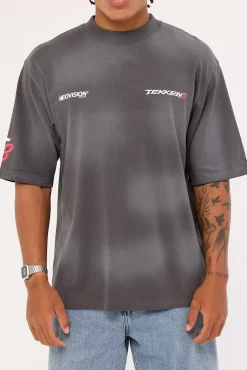 Poster Street Super Heavy Tee Sunfade Ash Black
