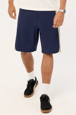Power Wing Fixed Waist Boardshort Navy Blue