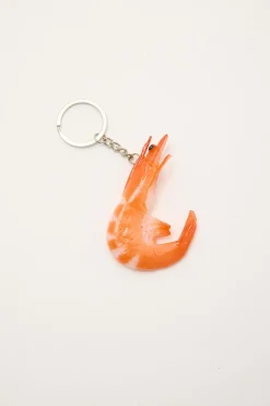 Prawn Keyring Orange
