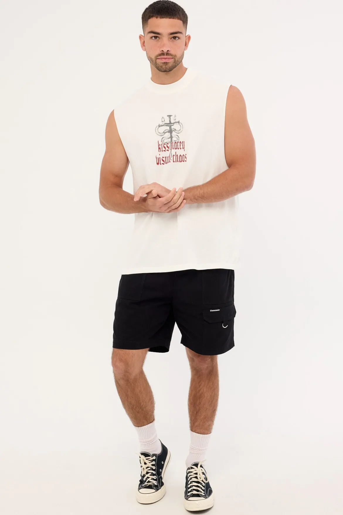 Pray Soul Street Muscle Natural White