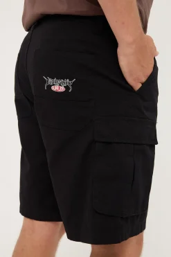 Prequil Cargo Short Black