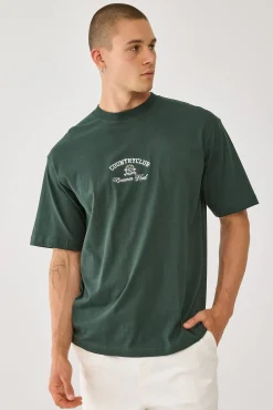 Prestige Boxy Tee Dark Green