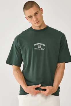 Prestige Boxy Tee Dark Green