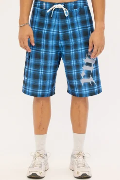 Primal Riot Fixed Waist Boardshort Navy Blue