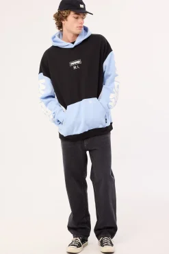 Privacy Panel Hood Sweat Black/Air Blue